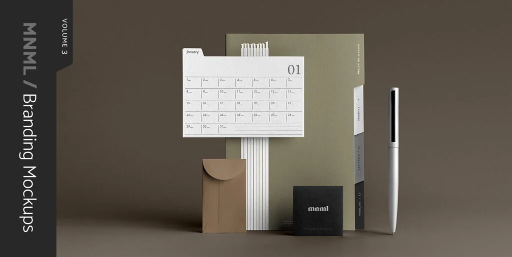MNML Stationery Branding Mockups Vol. 3 Graphics - Image 1
