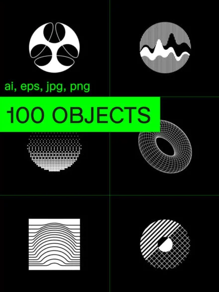 100 Circles & Spheres Graphics - Image 11