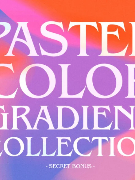 Pastel Color Gradient Collection Graphics - Image 1