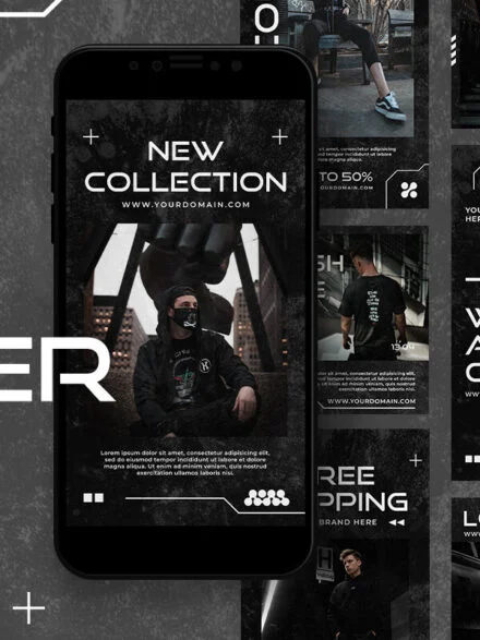 Yeager – Instagram Templates Graphics - Image 1