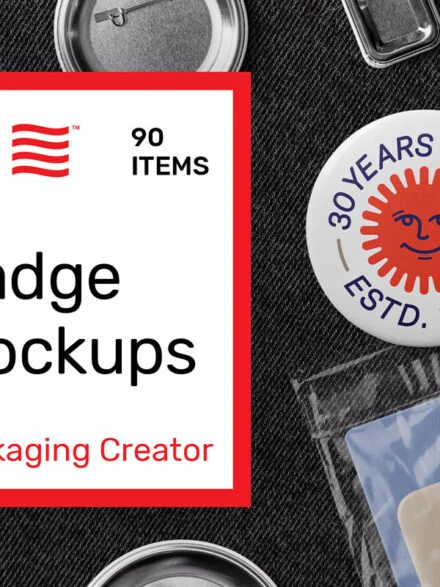 Badge Mockups – Packaging Creator Graphics - Image 1