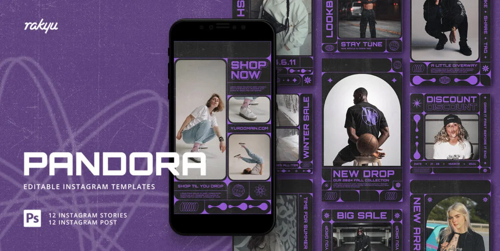 Pandora – Instagram Template Graphics - Image 2