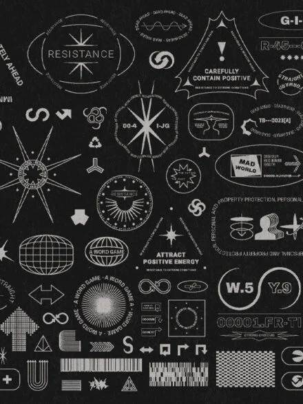 Editable Logo Badge, Shapes Kit Graphics - Image 12