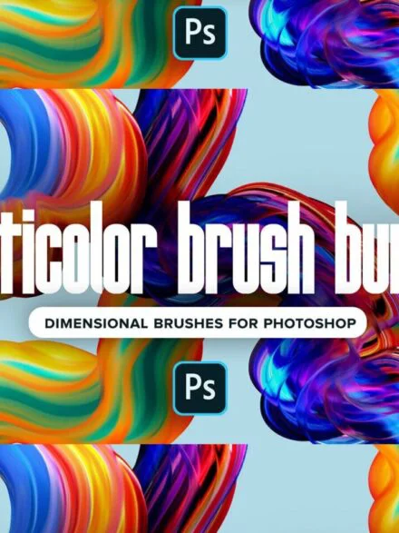 Multicolor Brush Bundle for Photoshop Graphics - Image 10