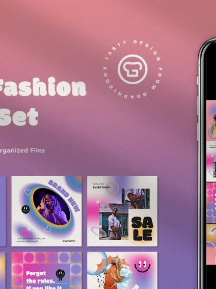 Candy Aesthetic Fashion Instagram Pack Graphics - Image 9