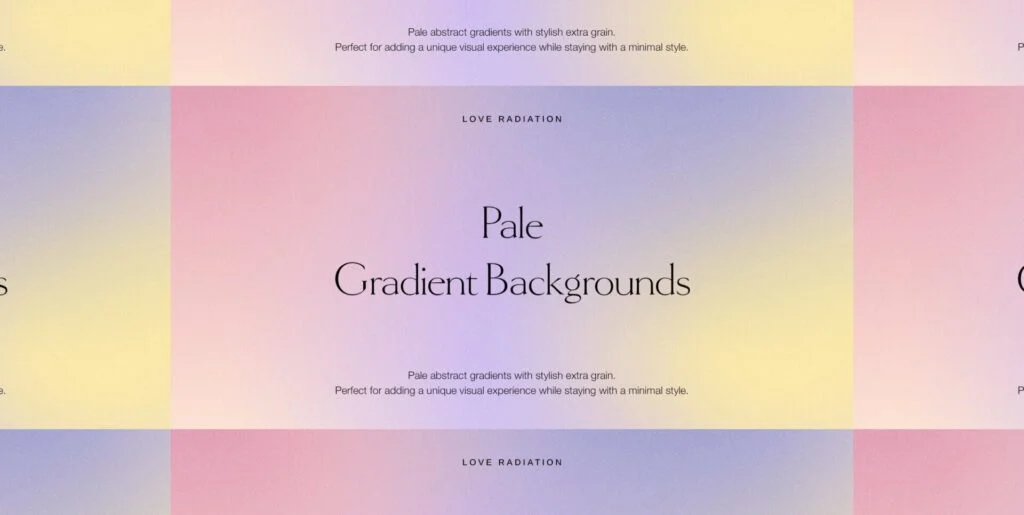 Pale Abstract Pastel Grainy Gradient Backgrounds PSD Graphics - Image 2