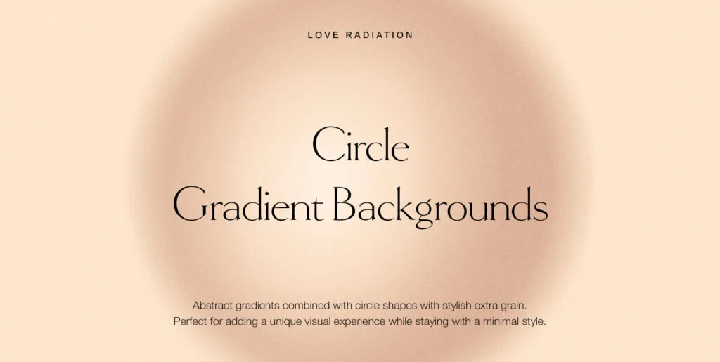 Circle Abstract Nude Grainy Gradient Backgrounds Graphics - Image 2