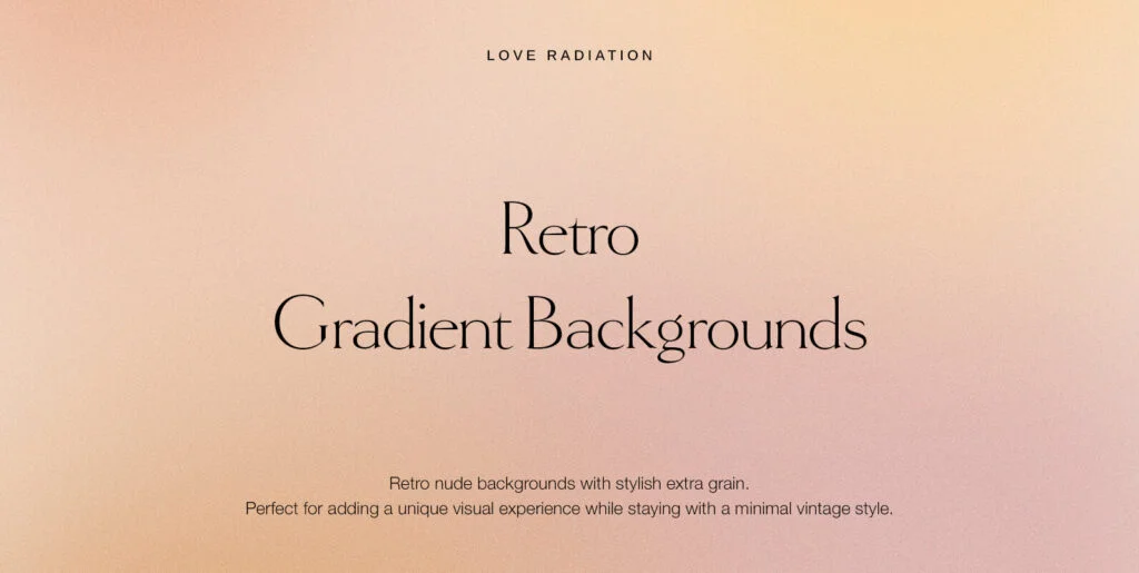 Retro Vintage Nude Grainy Gradient Backgrounds Graphics - Image 2