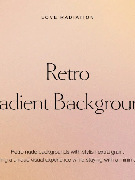 Retro Vintage Nude Grainy Gradient Backgrounds Graphics - Image 3