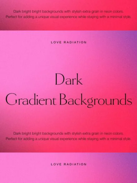 Abstract Dark Neon Grainy Gradient Backgrounds Graphics - Image 1