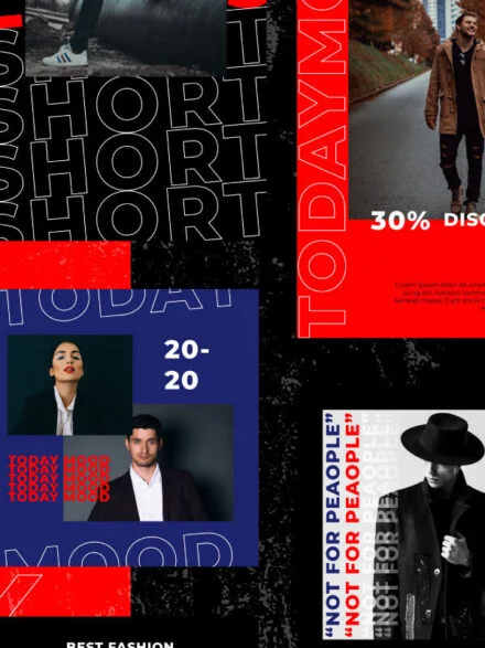 Dark Story Social Media Template Graphics - Image 2
