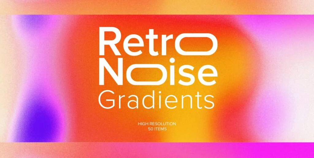 Retro Noise Gradients Graphics - Image 1