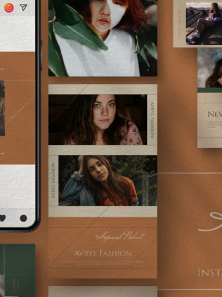 Avryl Story & Feed Instagram Template Graphics - Image 11