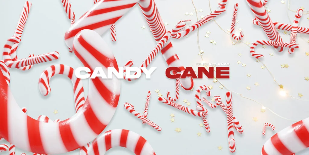 Candy Cane – Christmas PNGs Graphics - Image 1