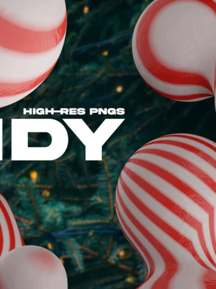 Candy – Christmas Candies PNGS Graphics - Image 11