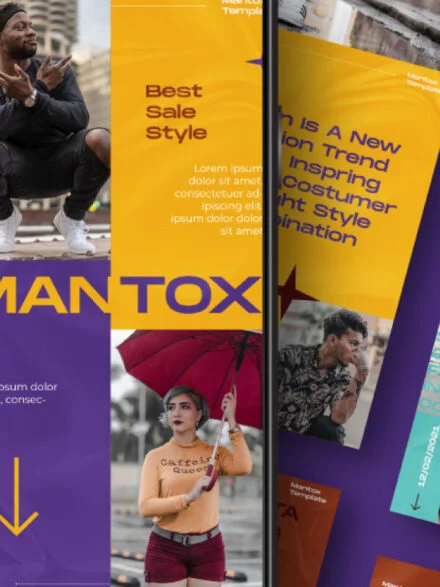 MANTOX Instagram Template Graphics - Image 5