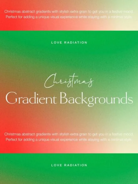 Christmas Abstract Festive Grainy Gradient Backgrounds PSD Graphics - Image 6