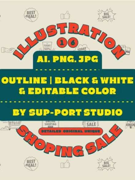 Shopping Sale Graphic Sets Graphics - Image 2