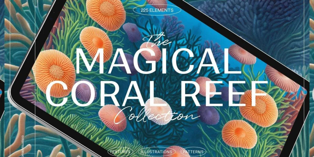 Magical Coral Reef Graphics - Image 1