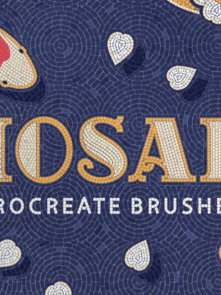Mosaic Tile Procreate Brushes Graphics - Image 2