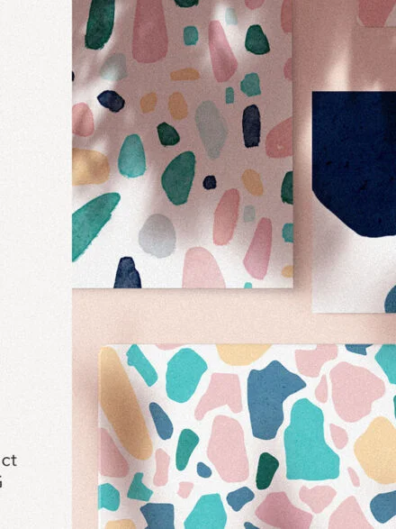 Terrazzo Seamless Patterns & Shapes Vol.1 Graphics - Image 1