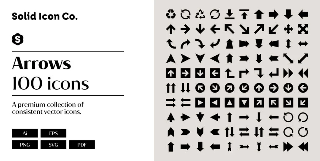 Arrows Icons Graphics - Image 2