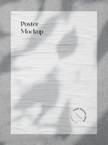 Minimal Glued Poster Mockup Graphics - Image 10