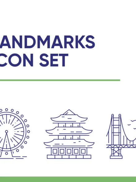 Landmarks Icon Set Graphics - Image 12