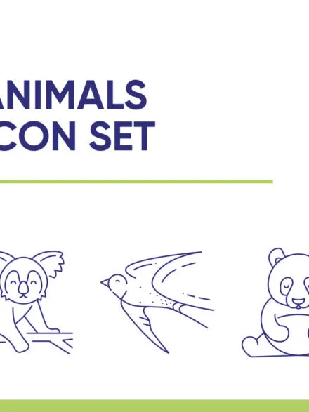 Animals Icon Set Graphics - Image 6