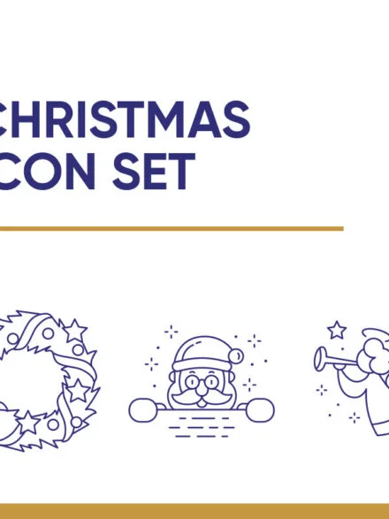 Christmas Icon Set Graphics - Image 1