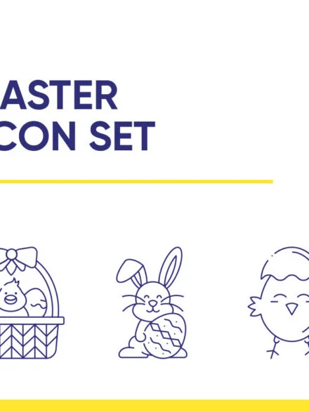 Easter Icon Set Graphics - Image 1