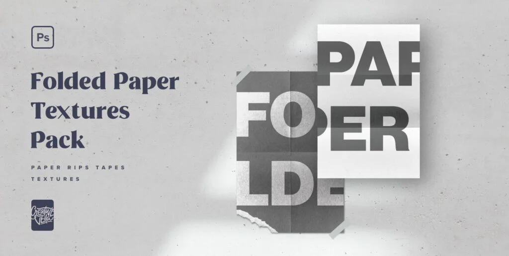 Folded Paper Textures Pack Graphics - Image 1