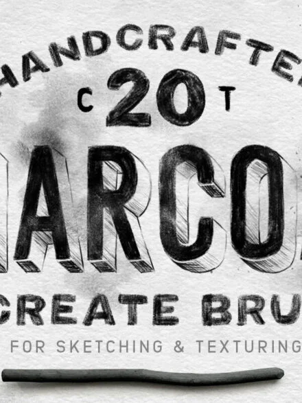 Charcoal Procreate Brushes Graphics - Image 2