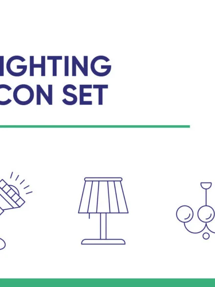 Lighting Icon Set Graphics - Image 1