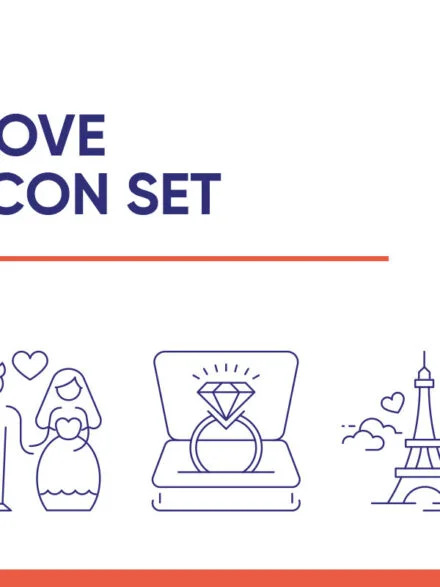 Wedding and Love Icon Set Graphics - Image 7