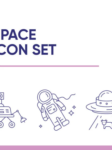 Space Icon Set Graphics - Image 6