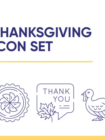 Thanksgiving Day Icon Set Graphics - Image 1