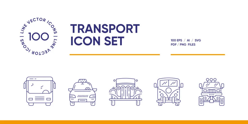 Transport Icon Set Graphics - Image 2