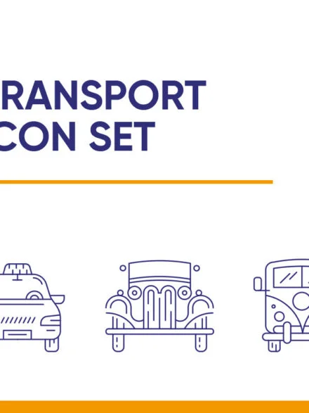 Transport Icon Set Graphics - Image 1