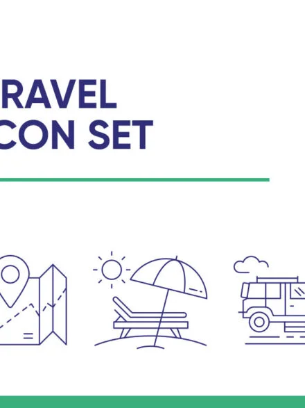 Travel Icon Set Graphics - Image 1
