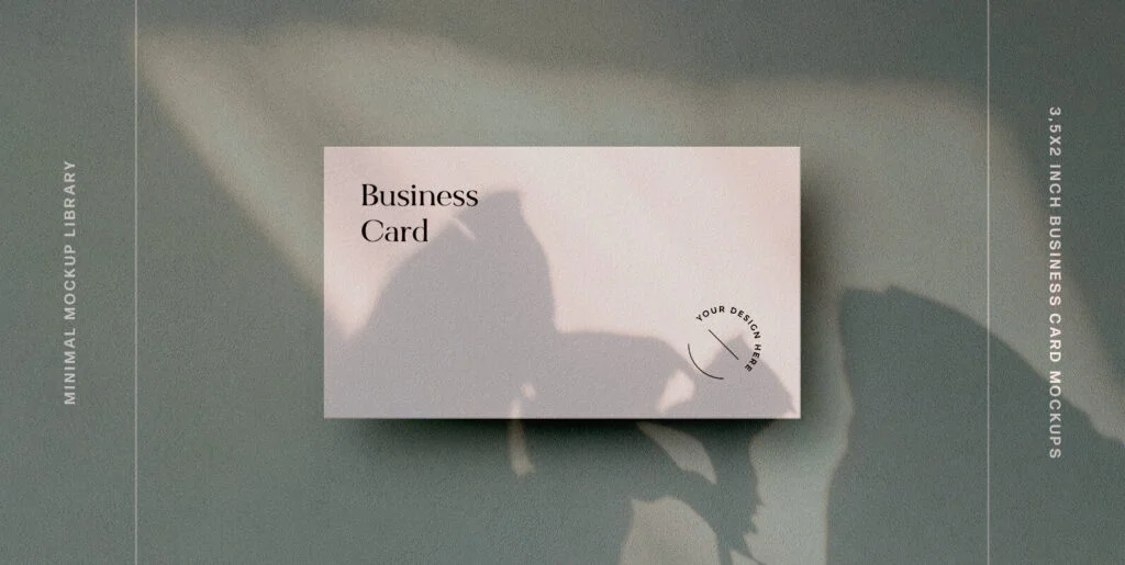 3.5 x 2 Inch Business Card Mockup Graphics - Image 2