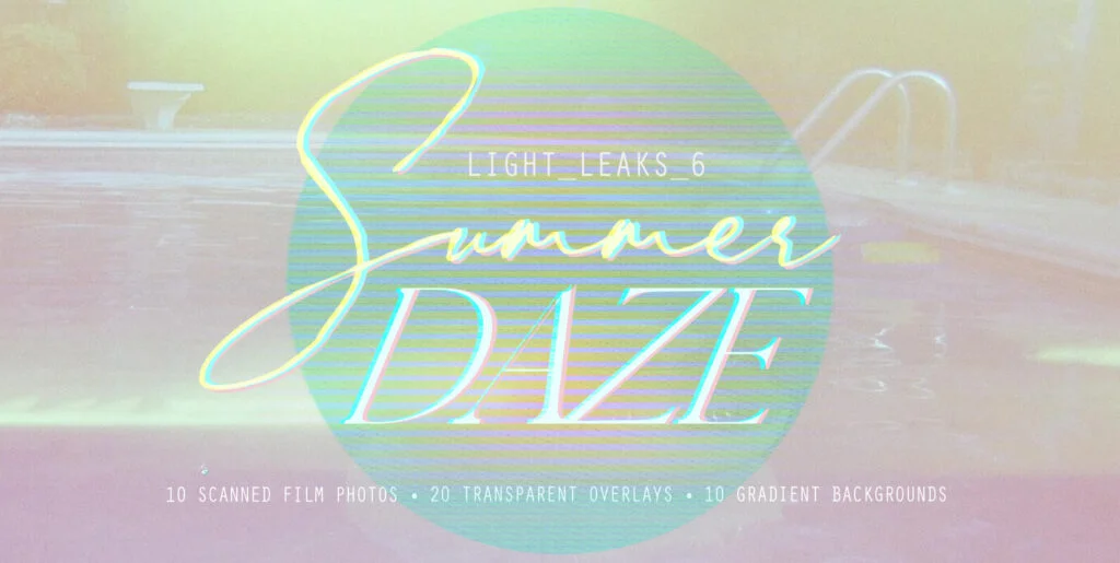 Light Leaks 6 Summer Daze Graphics - Image 1