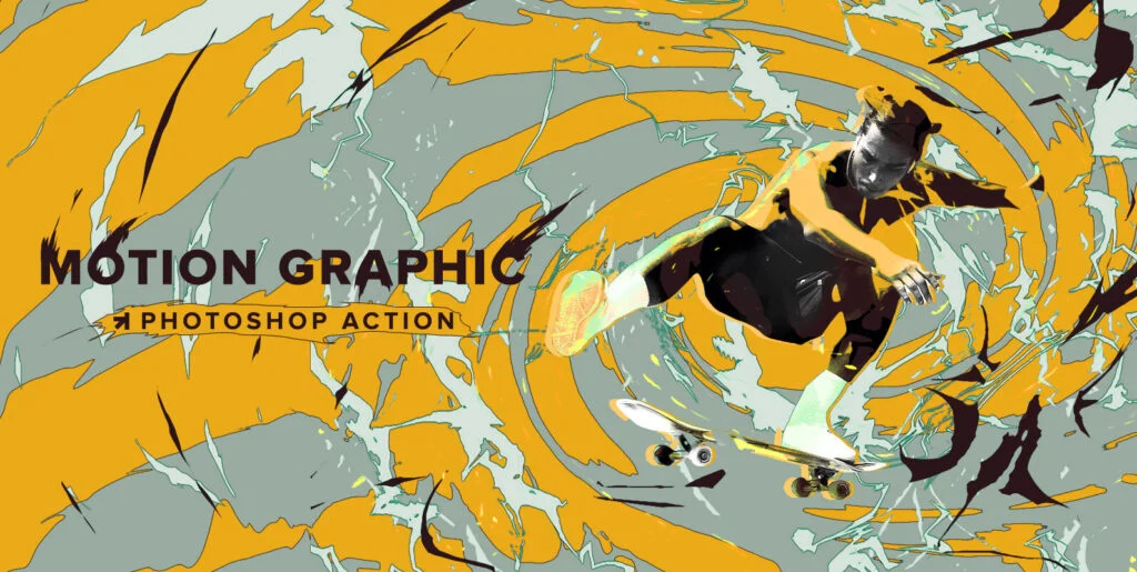 Motion Graphic Photoshop Action Graphics - Image 1