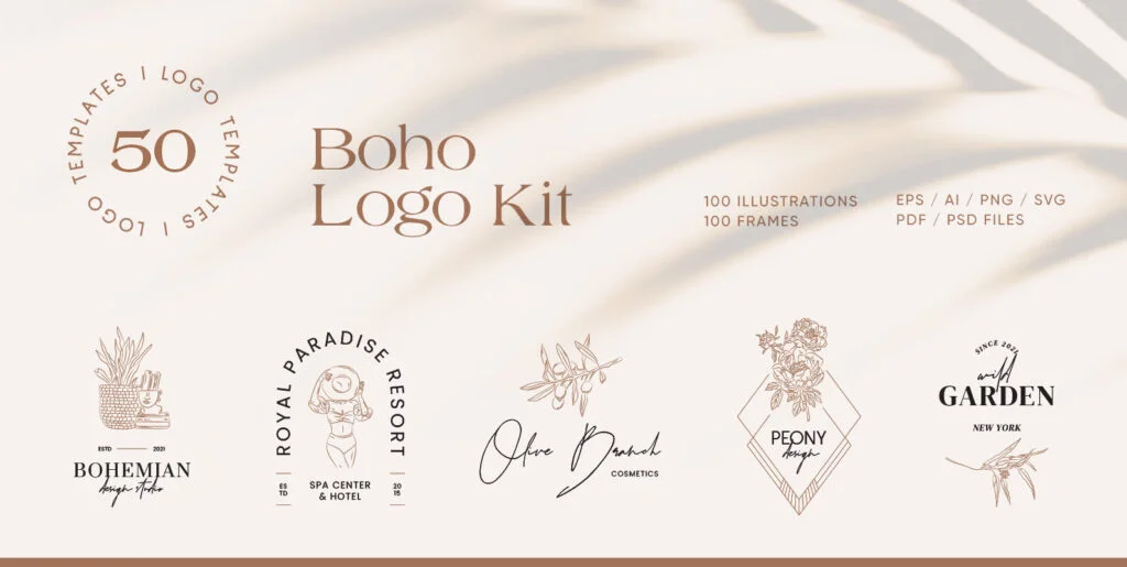 Bohemian Logo Kit Graphics - Image 2