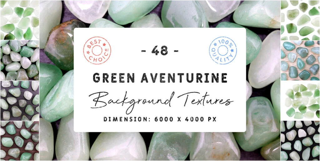 48 Green Aventurine Background Textures Graphics - Image 1