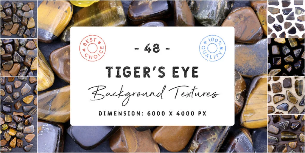48 Tigers Eye Background Textures Graphics - Image 1