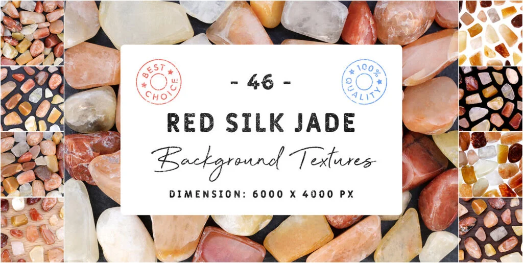 46 Red Silk Jade Background Textures Graphics - Image 2
