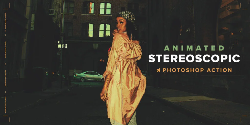 Animated 3D Stereoscopic Parallax Photoshop Action Graphics - Image 2