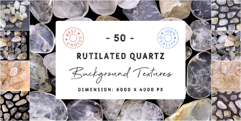 50 Rutilated Quartz Background Textures Graphics - Image 2