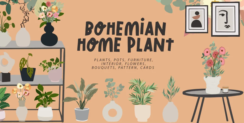 BOHEMIAN HOME PLANT Graphics - Image 2